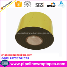 0.75mm Thickness bitumen Rubber Pipe Wrap Tape with PVC Backing